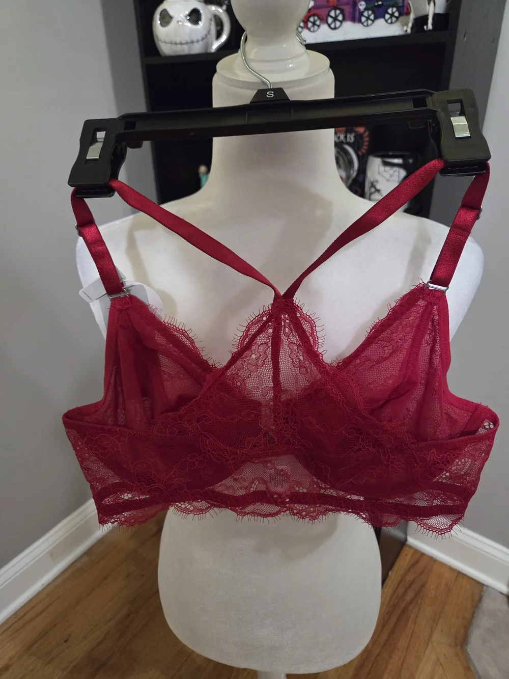Limited Edition Scarlet Lace Front-Close Balconette Bra